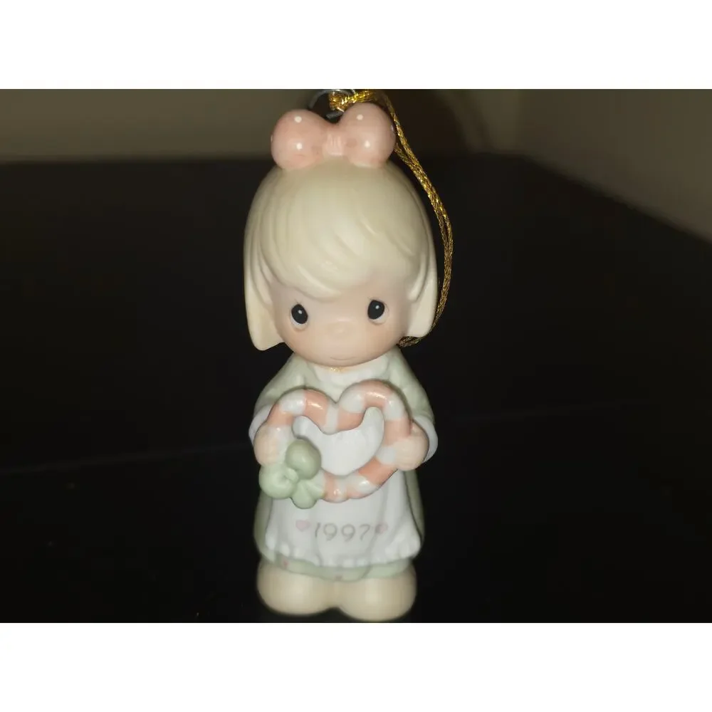 Precious Moments Cane You Join Us‎ For A Merry Christmas Ornament 1997 272698